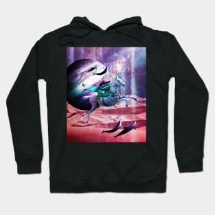 Epic Frog Riding Unicorn Hoodie